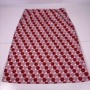 Boden Red & Pink Polka Dot A-Line Skirt Size 10